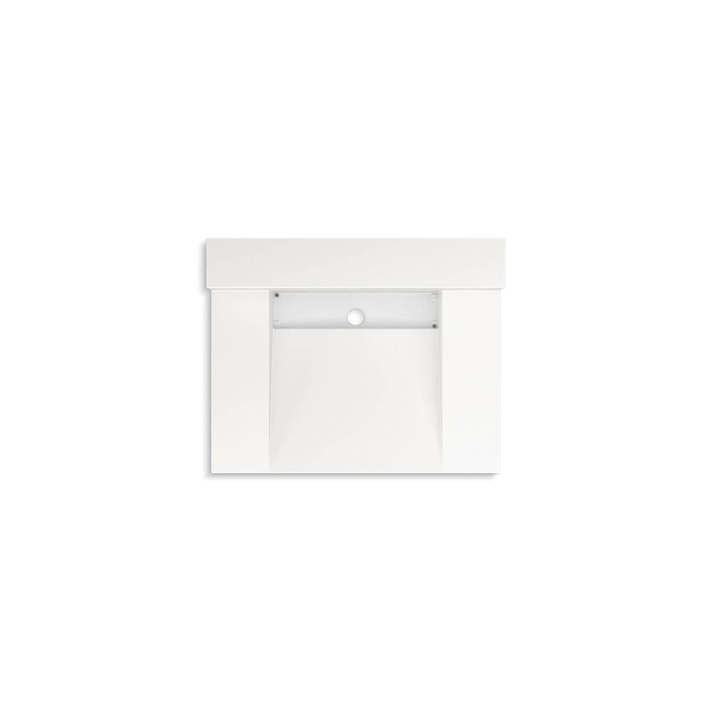 Constellation 30" wall-mount lavatory system with backsplash