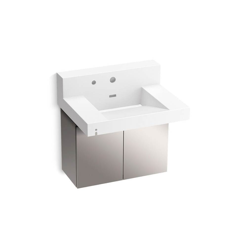 Constellation 30" wall-mount lavatory system with backsplash