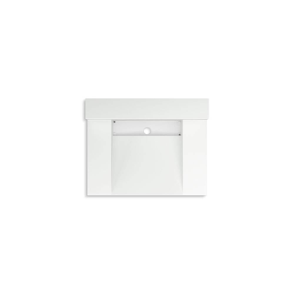 Constellation 30" wall-mount lavatory system with backsplash