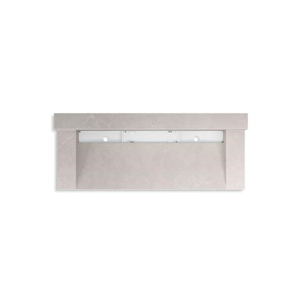 Constellation 60" wall-mount trough lavatory system with backsplash