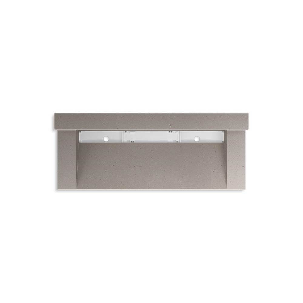 Constellation 60" wall-mount trough lavatory system with backsplash