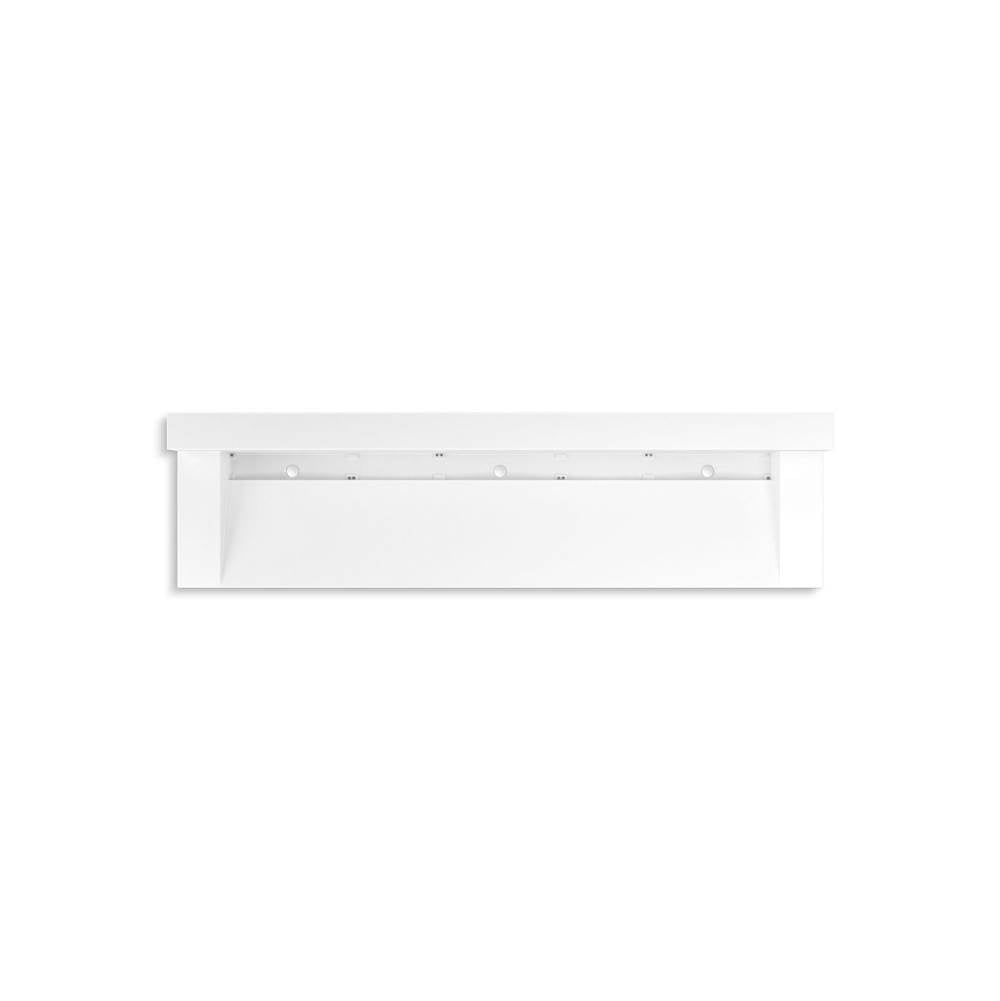 Constellation 90" wall-mount trough lavatory system with backsplash