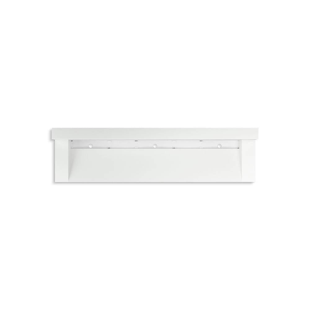 Constellation 90" wall-mount trough lavatory system with backsplash