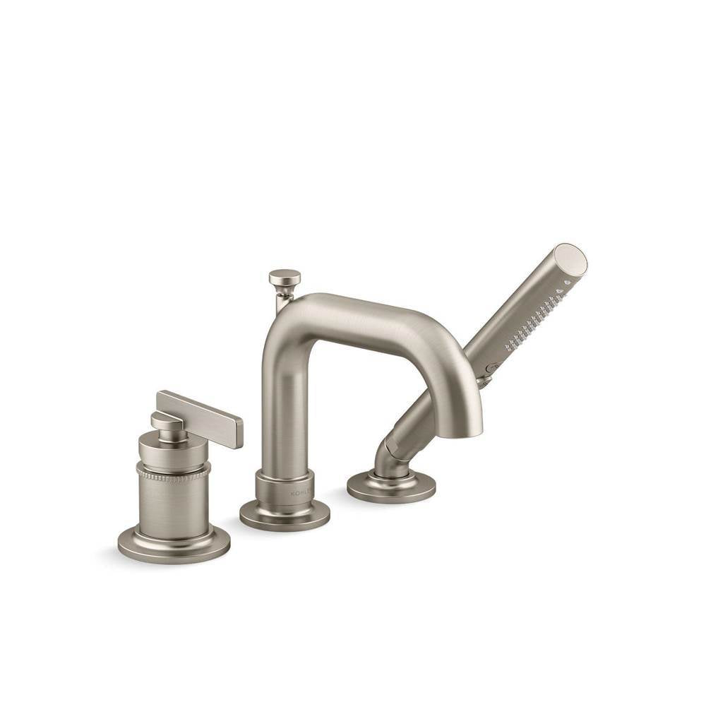 Castia by Studio McGee Deck-mount bath faucet with handshower