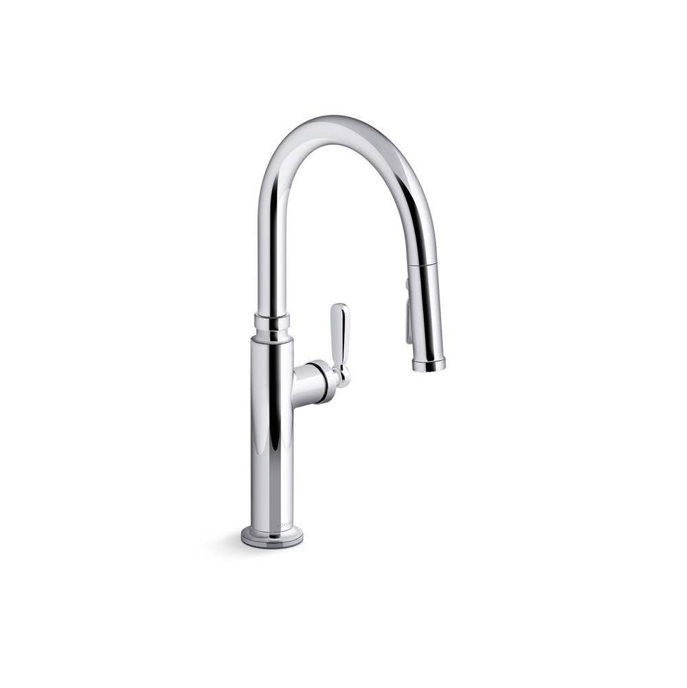Edalyn by Studio McGee Pull-down kitchen sink faucet with three-function sprayhead
