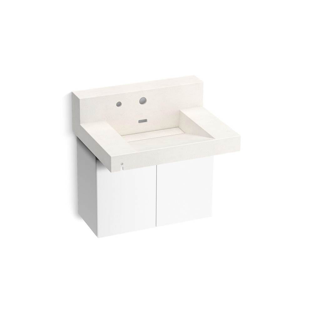 Constellation 30" wall-mount lavatory system with backsplash