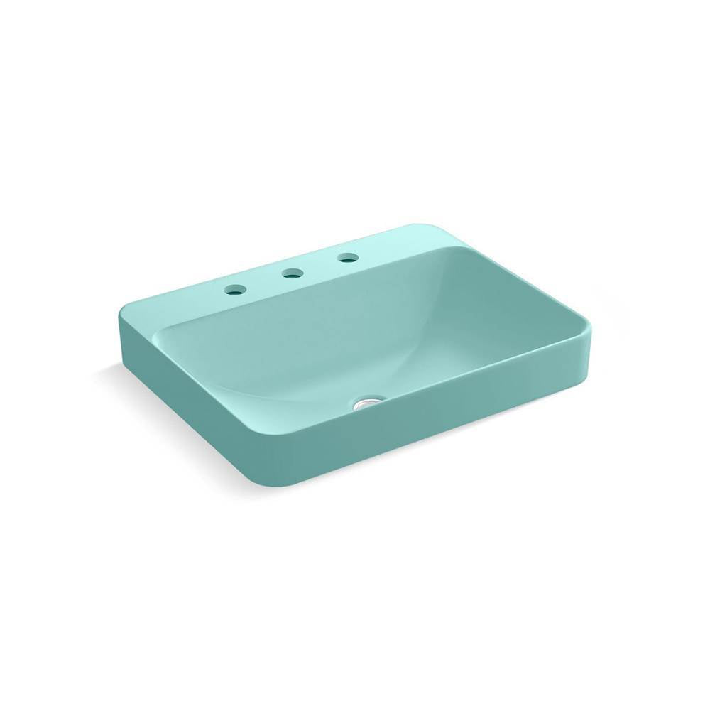 Vox 23" rectangular vessel bathroom sink