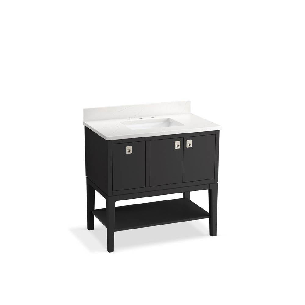 Seagrove by Studio McGee 36" bathroom vanity cabinet with sink and quartz top