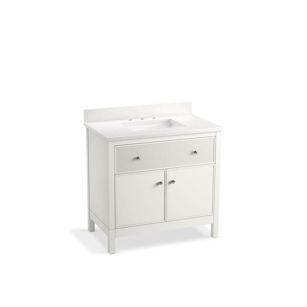 Malin by Studio McGee 36" bathroom vanity cabinet with sink and quartz top