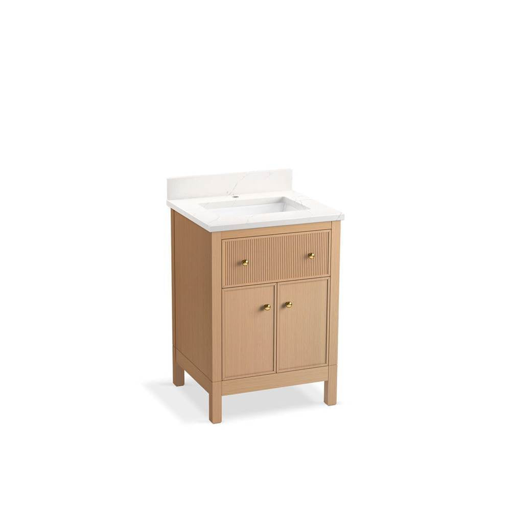 Malin by Studio McGee 24" bathroom vanity cabinet with sink and quartz top