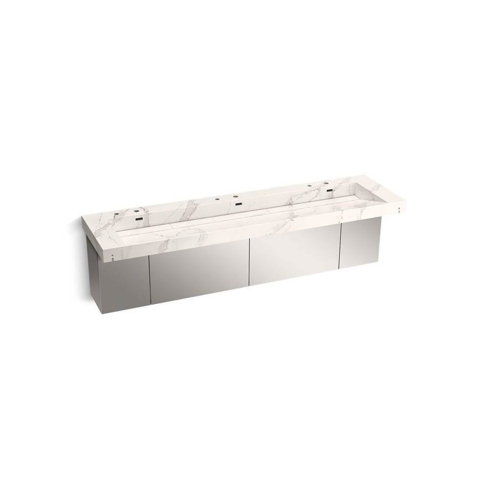 Constellation 90" wall-mount trough lavatory system