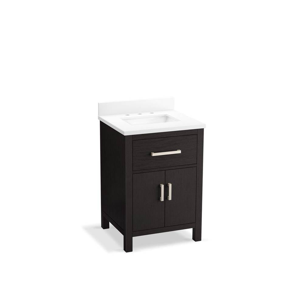 Kresla 24" bathroom vanity cabinet with sink and quartz top