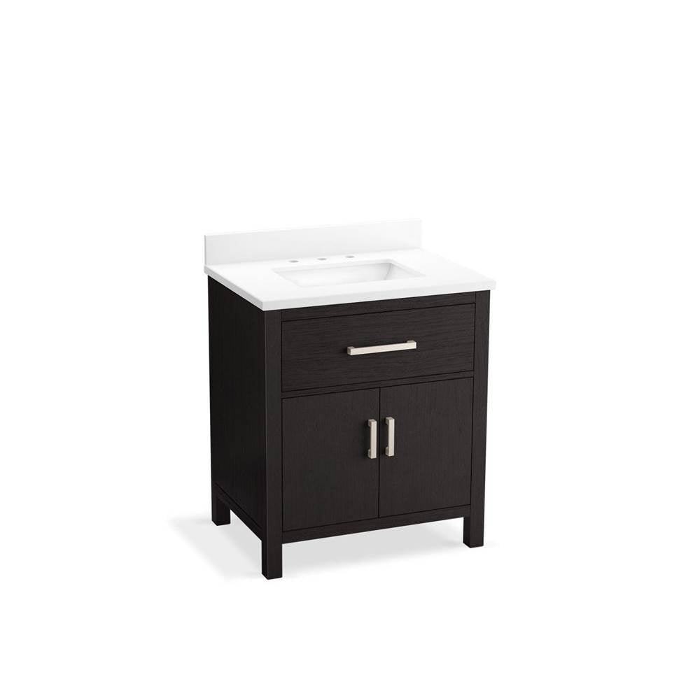 Kresla 30" bathroom vanity cabinet with sink and quartz top