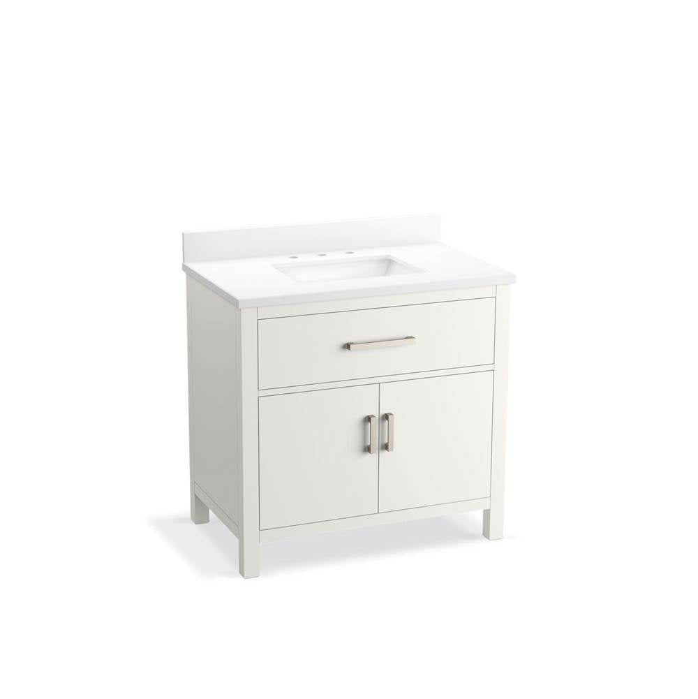 Kresla 36" bathroom vanity cabinet with sink and quartz top