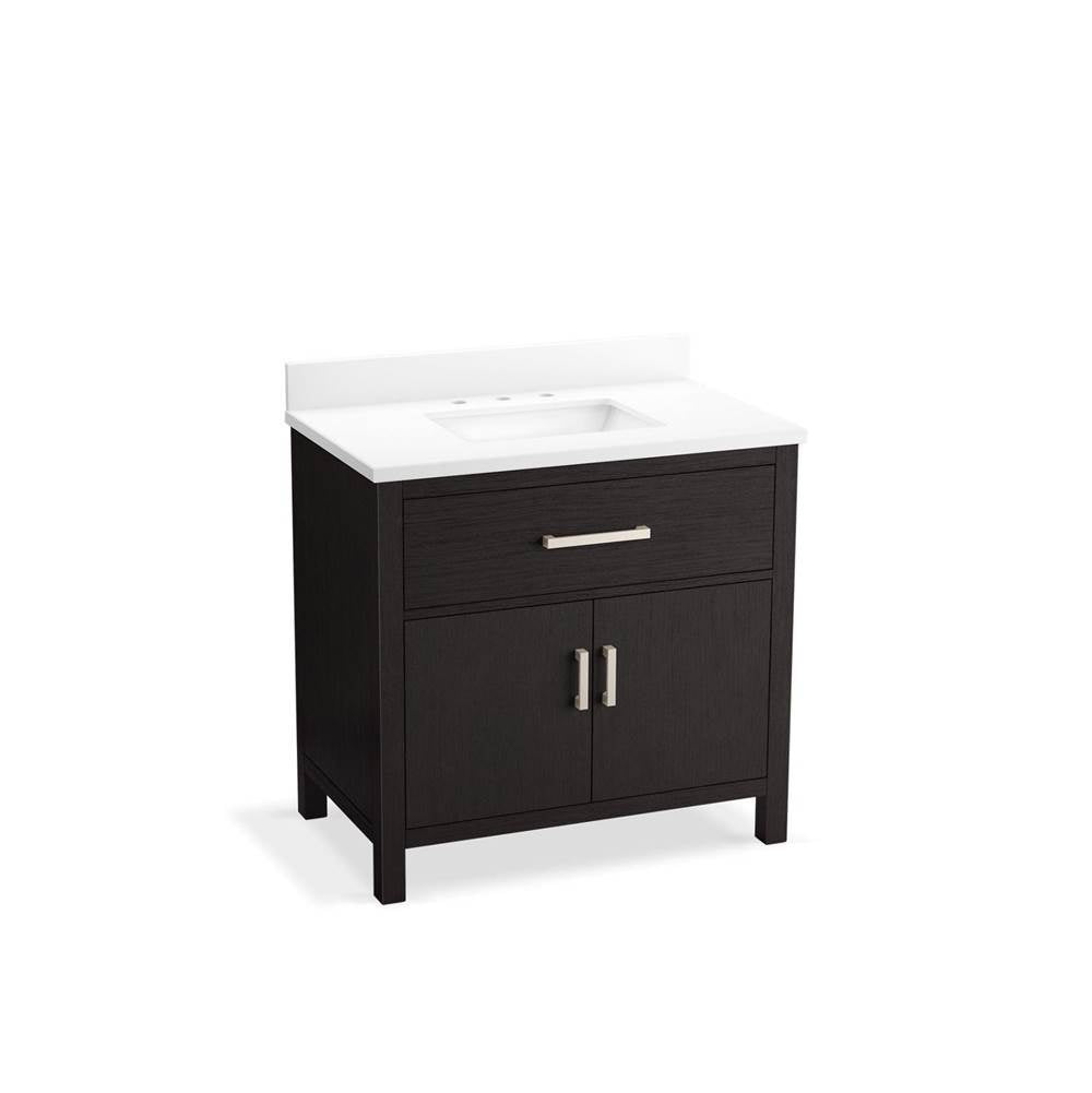 Kresla 36" bathroom vanity cabinet with sink and quartz top