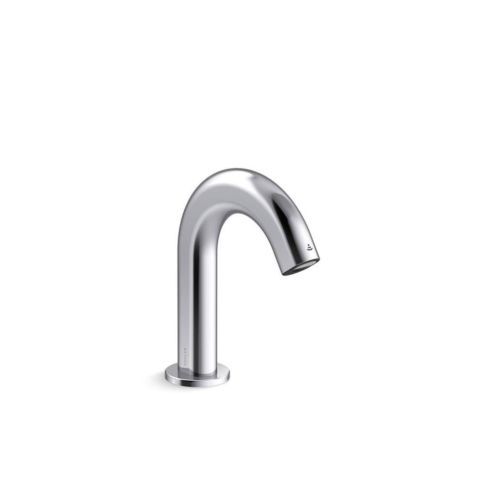 Oblo Touchless single-hole lavatory faucet with Kinesis sensor technology, AC-powered, less drain, 0.5 gpm