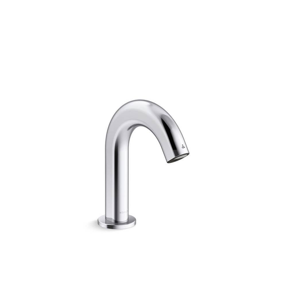 Oblo Touchless single-hole lavatory faucet with Kinesis sensor technology, HES-powered, less drain, 0.5 gpm