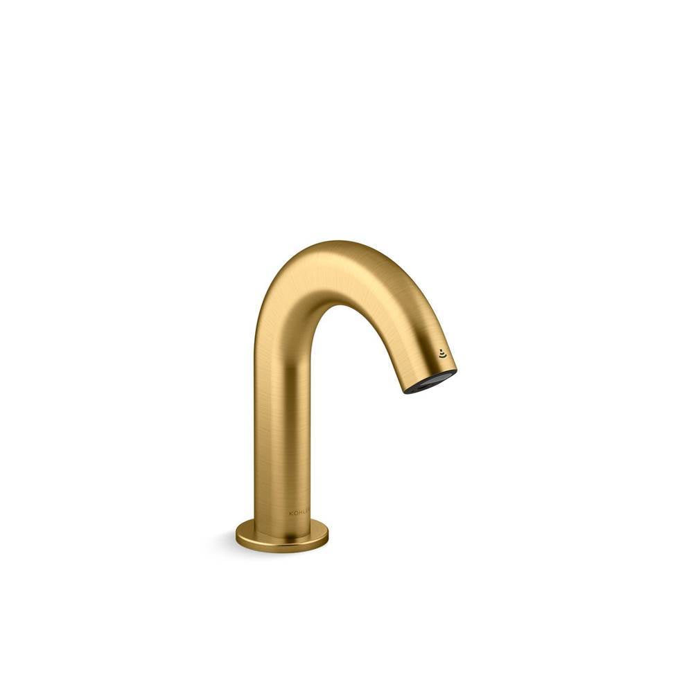Oblo Touchless single-hole lavatory faucet with Kinesis sensor technology, AC-powered, less drain, 0.5 gpm
