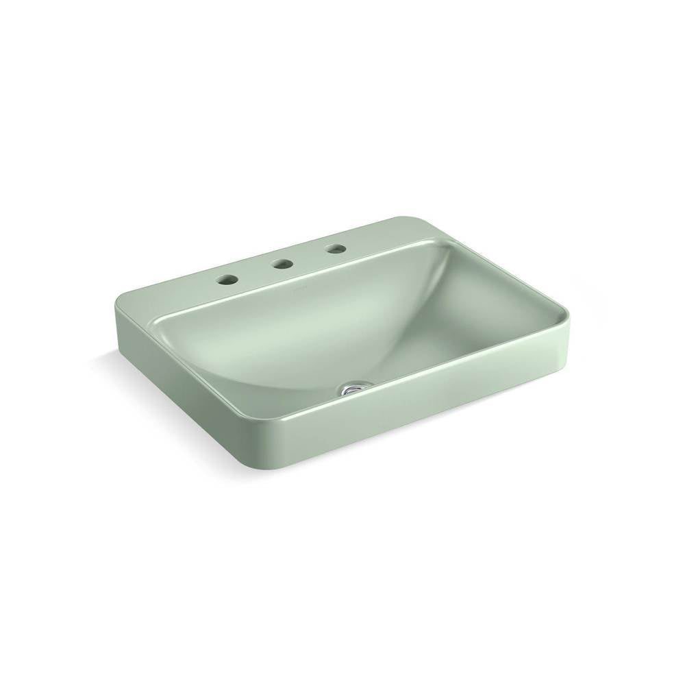 Vox 23" rectangular vessel bathroom sink