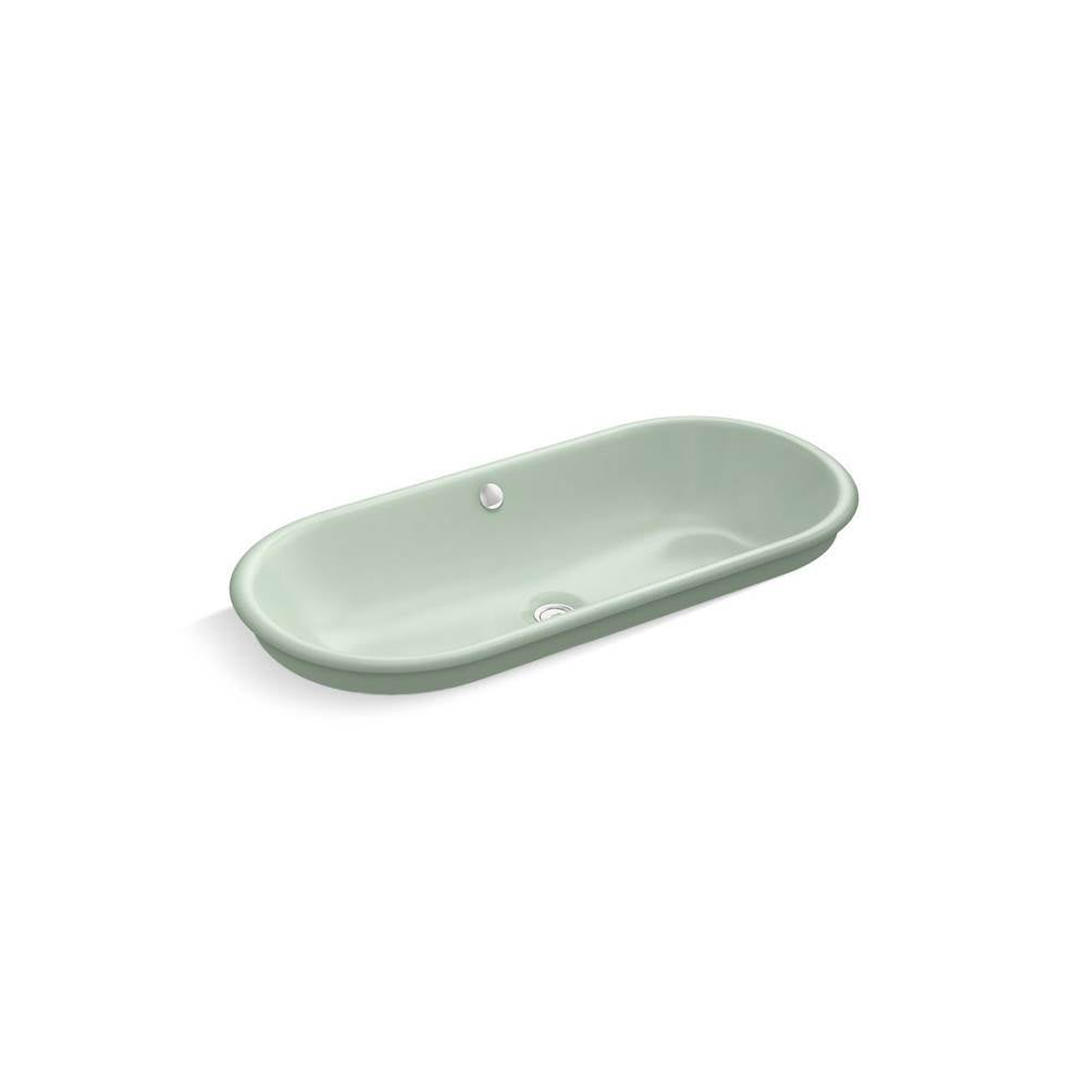 Iron Plains 33" oval drop-in / undermount / vessel bathroom sink