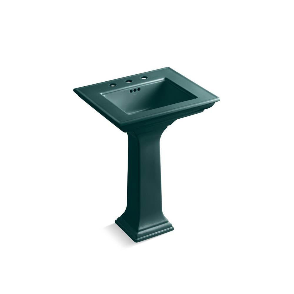 Memoirs Stately 25" rectangular pedestal bathroom sink