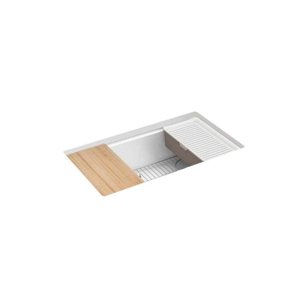 Billings 32-1/2" undermount single-bowl workstation kitchen sink
