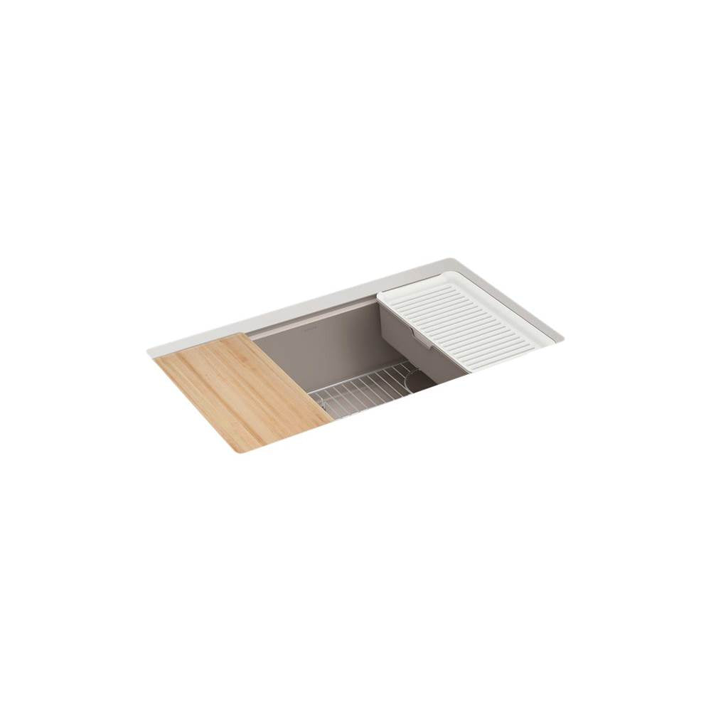 Billings 32-1/2" undermount single-bowl workstation kitchen sink