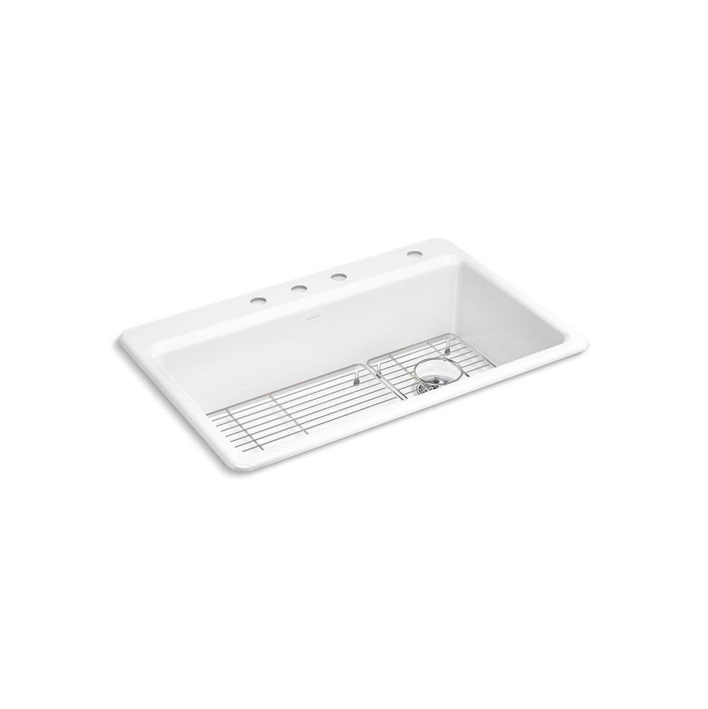 Riverby 33 in. Top-Mount Single-Bowl Kitchen Sink