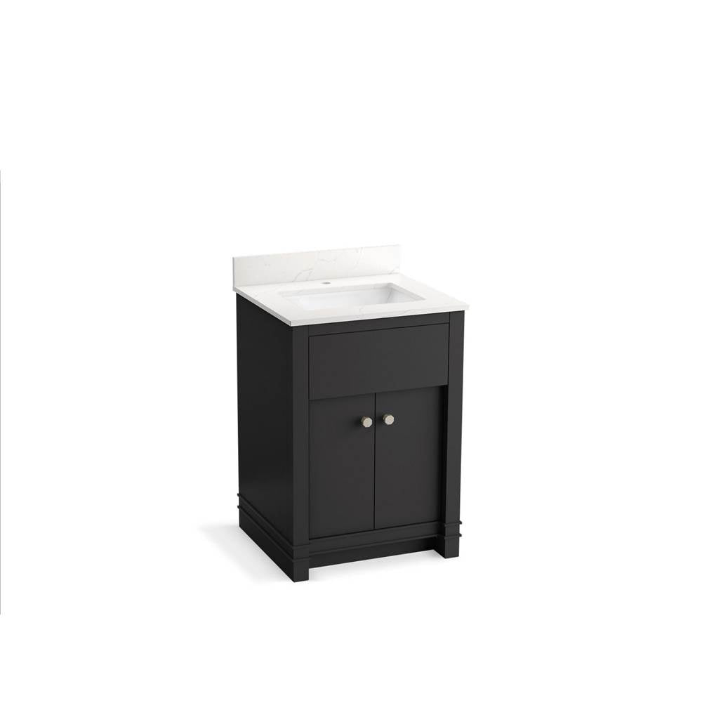 Alouette 24" bathroom vanity cabinet with sink and quartz top