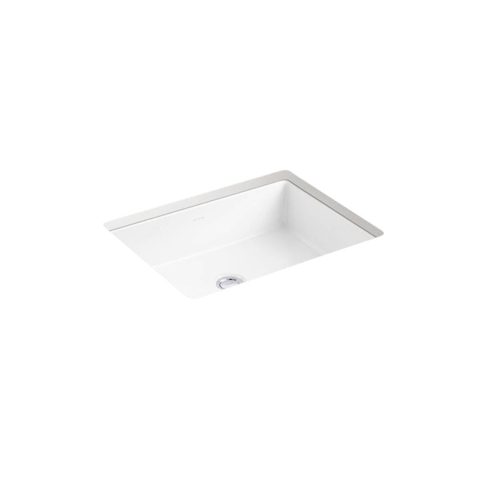 19-3/4" rectangular undermount bathroom sink