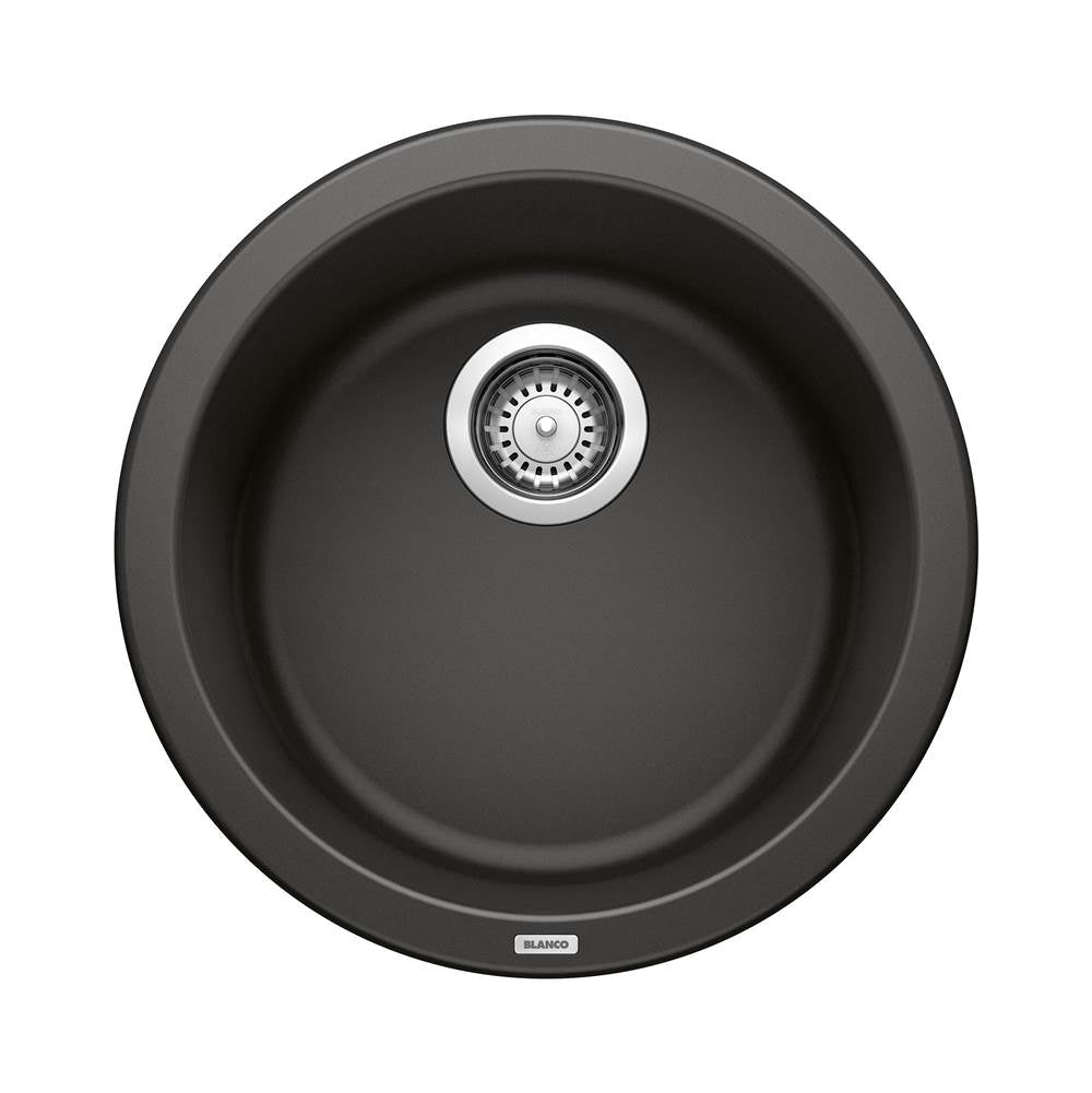 Rondo SILGRANIT 18" Dual Mount Bar Sink - Coal Black