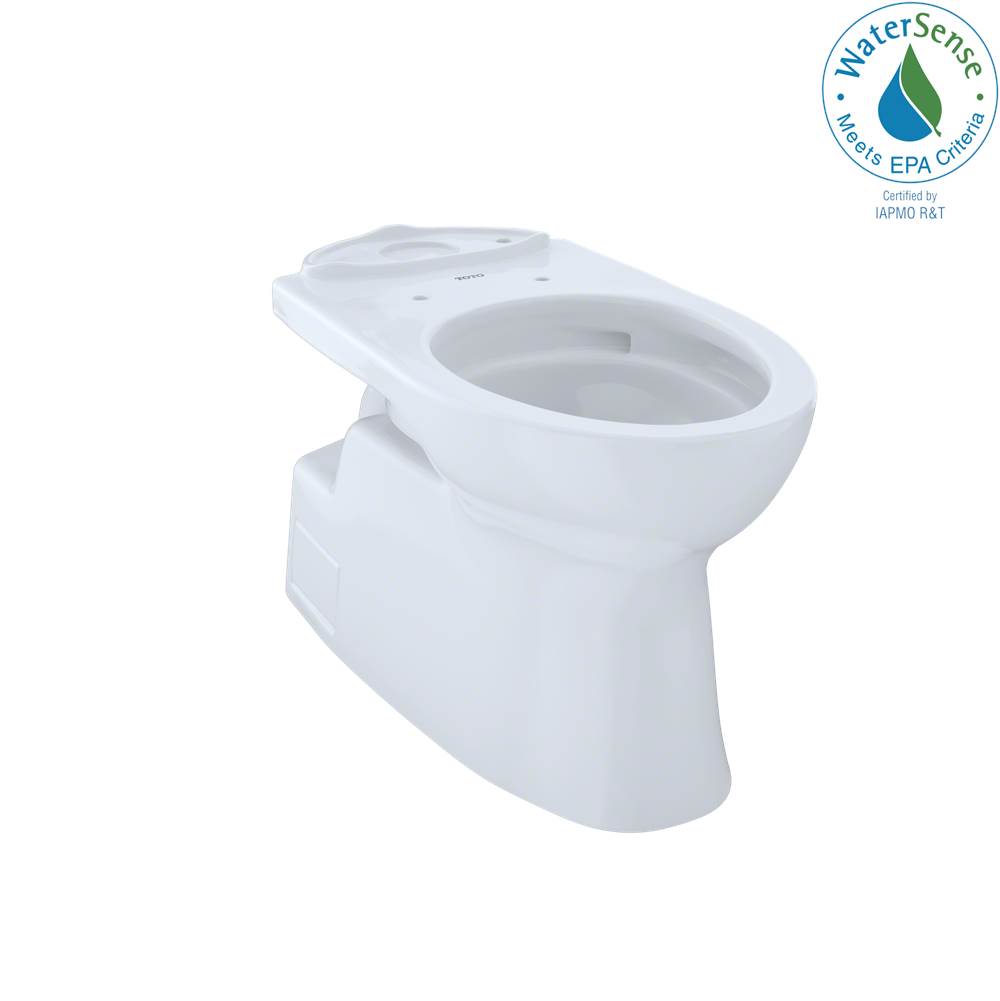 Toto Vespin Ii Universal Height Elongated Skirted Toilet Bowl With Cefiontect, Cotton White