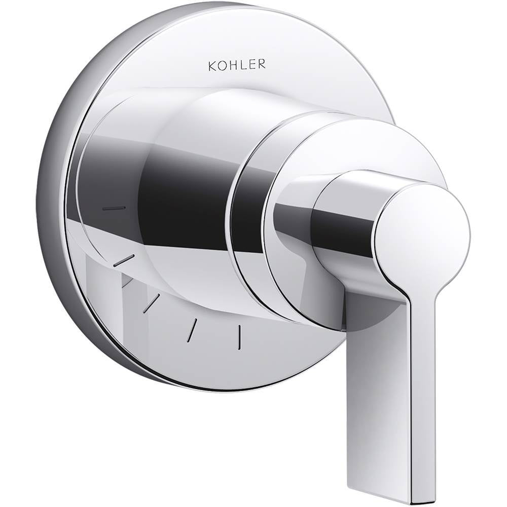 Components MasterShower volume control valve trim with Lever handle
