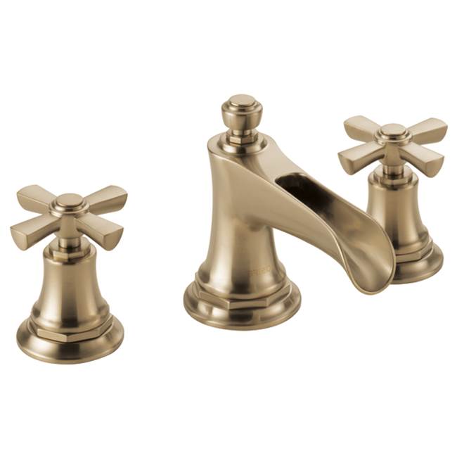 Rook Widespread Lavatory Faucet with Channel Spout - Less Handles 1.2 GPM