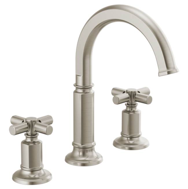 Invari Widespread Lavatory Faucet with Arc Spout - Less Handles 1.2 GPM