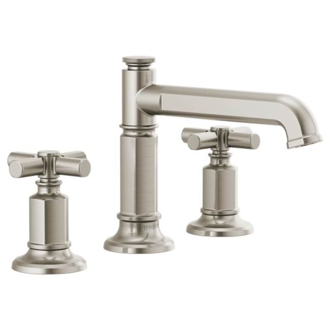 Invari Widespread Lavatory Faucet with Column Spout - Less Handles 1.2 GPM