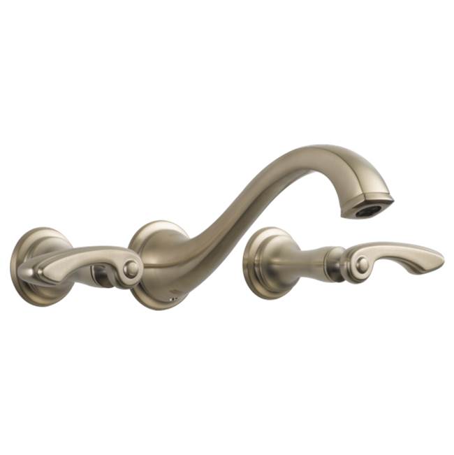 Charlotte Two-Handle Wall Mount Lavatory Faucet - Less Handles 1.2 GPM