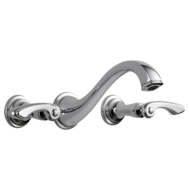 Charlotte Two-Handle Wall Mount Lavatory Faucet - Less Handles 1.2 GPM