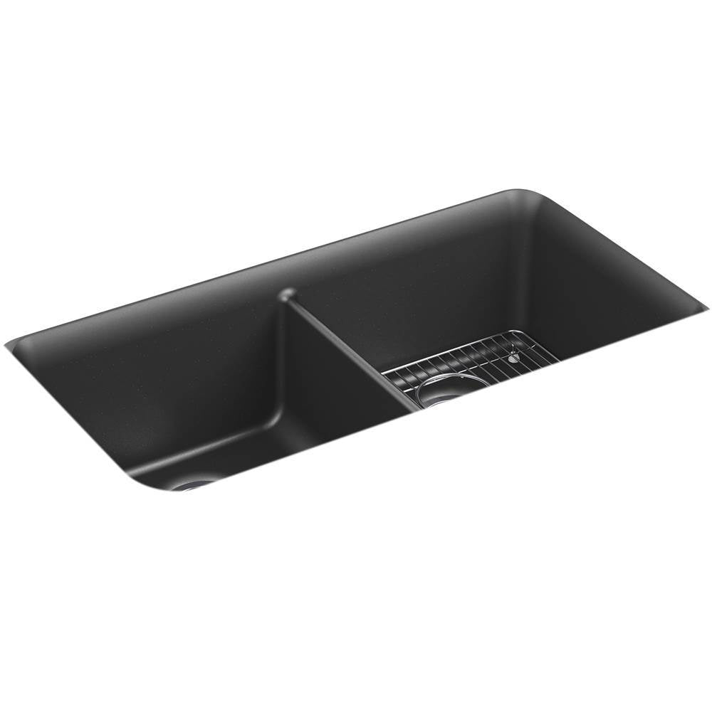Cairn 33-1/2" undermount double-bowl kitchen sink