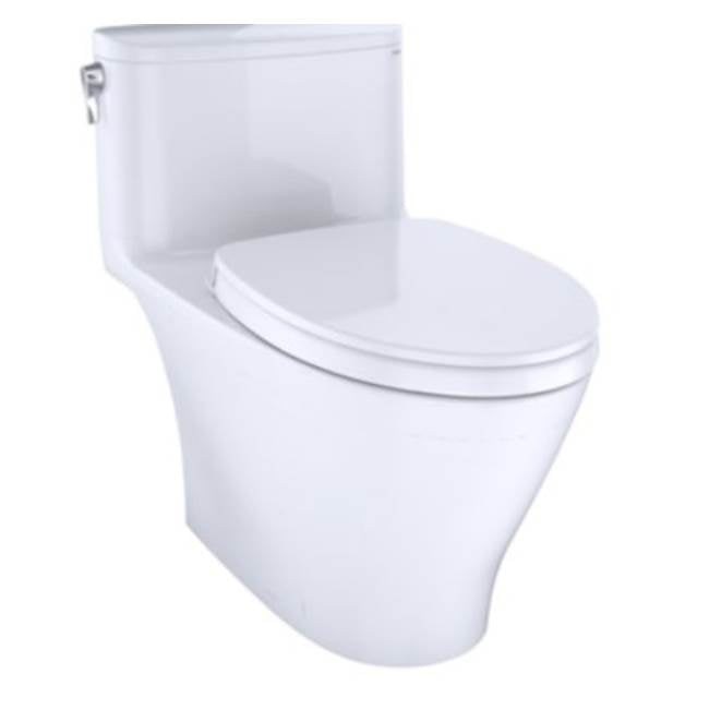 Nexus 1G One-Piece Elongated 1.0 Gpf Washlet Plus And Auto Flush Ready Universal Height Toilet With Cefiontect, Cotton White