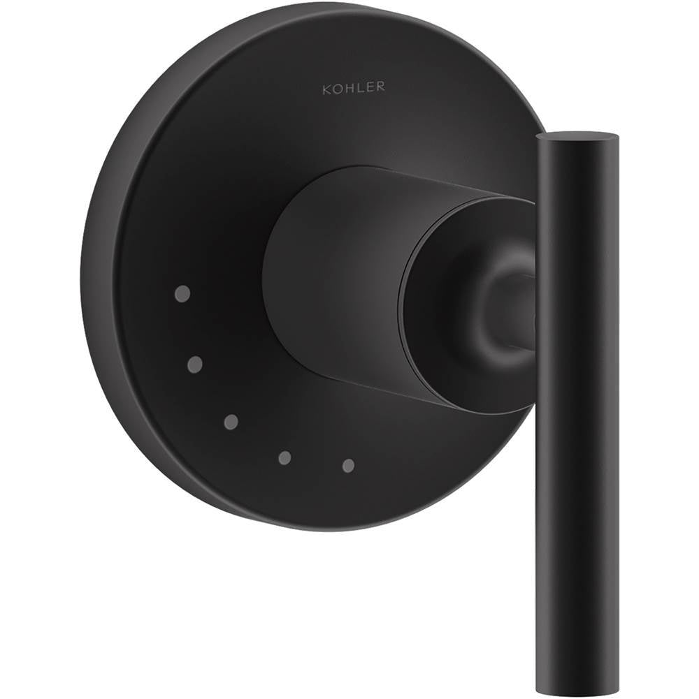 Purist MasterShower volume control valve trim with lever handle