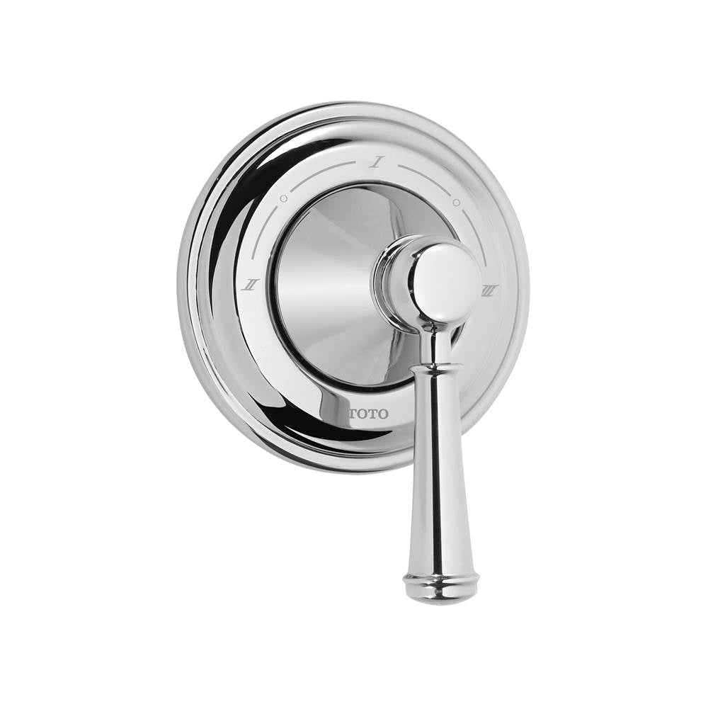 Toto Vivian™ Lever Handle Three-Way Diverter Trim With Off, Polished Chrome