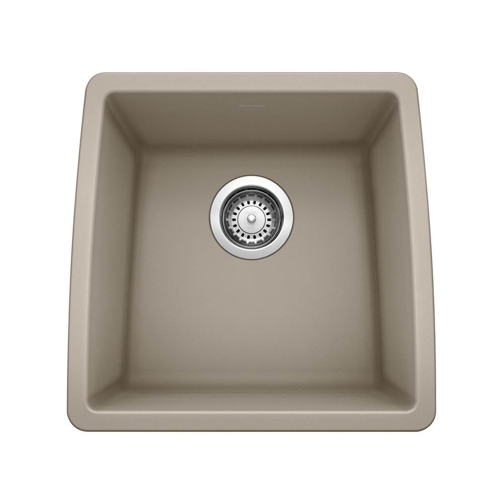 Performa SILGRANIT 17" Undermount Bar Sink - Coal Black