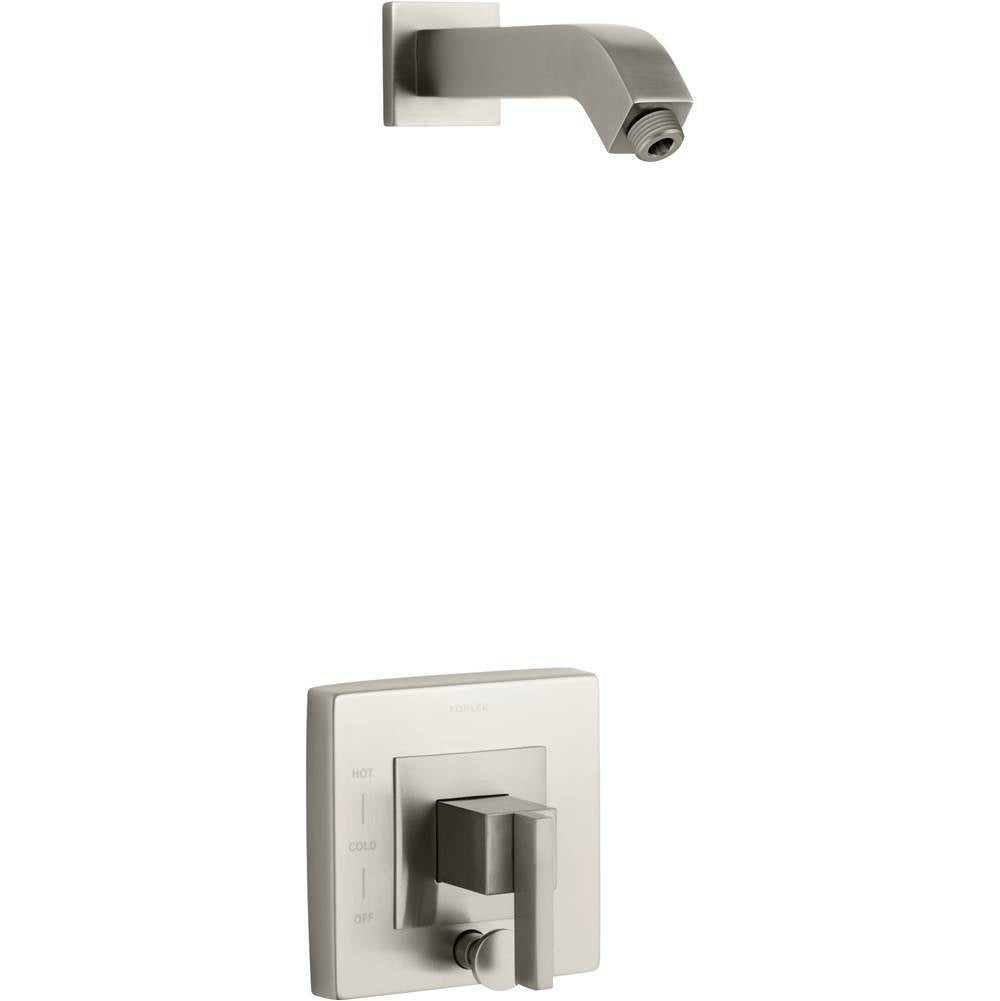 Loure Rite-Temp shower trim kit with push-button diverter, without showerhead