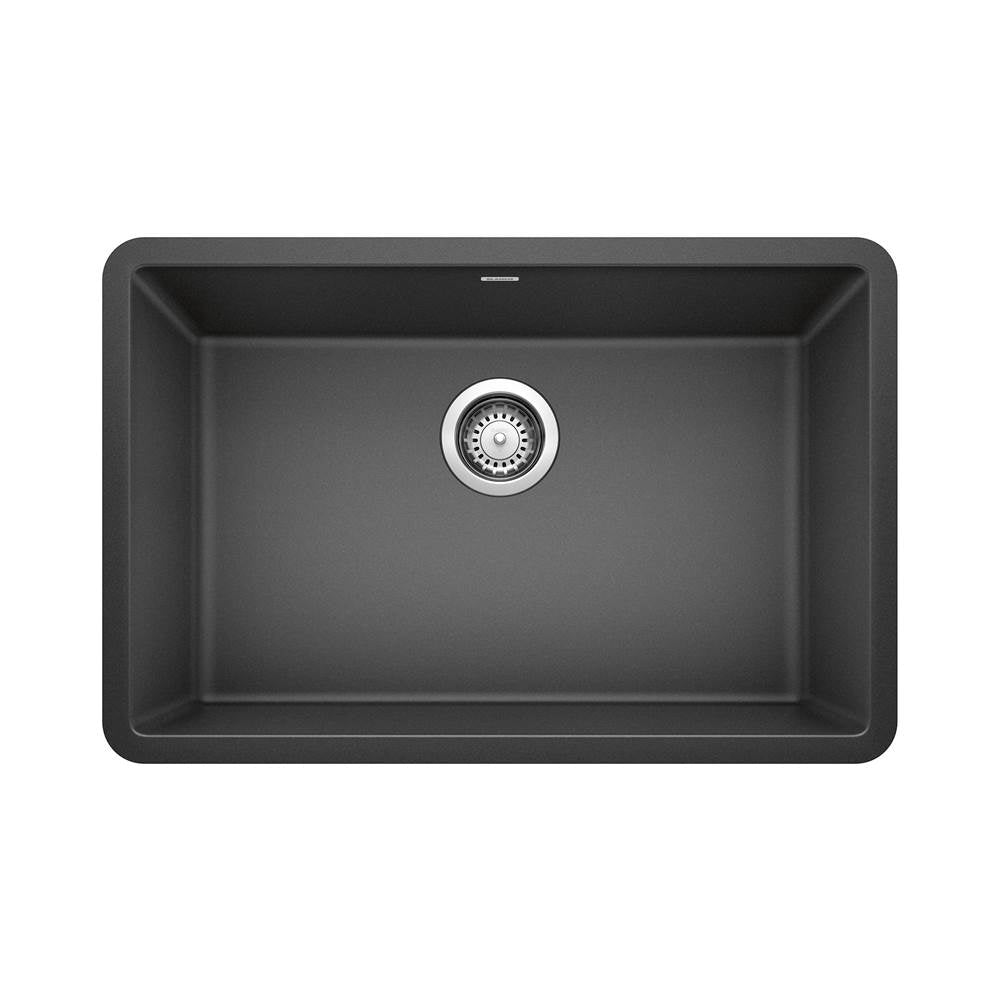 Precis SILGRANIT 27" Single Bowl Undermount Kitchen Sink - Anthracite