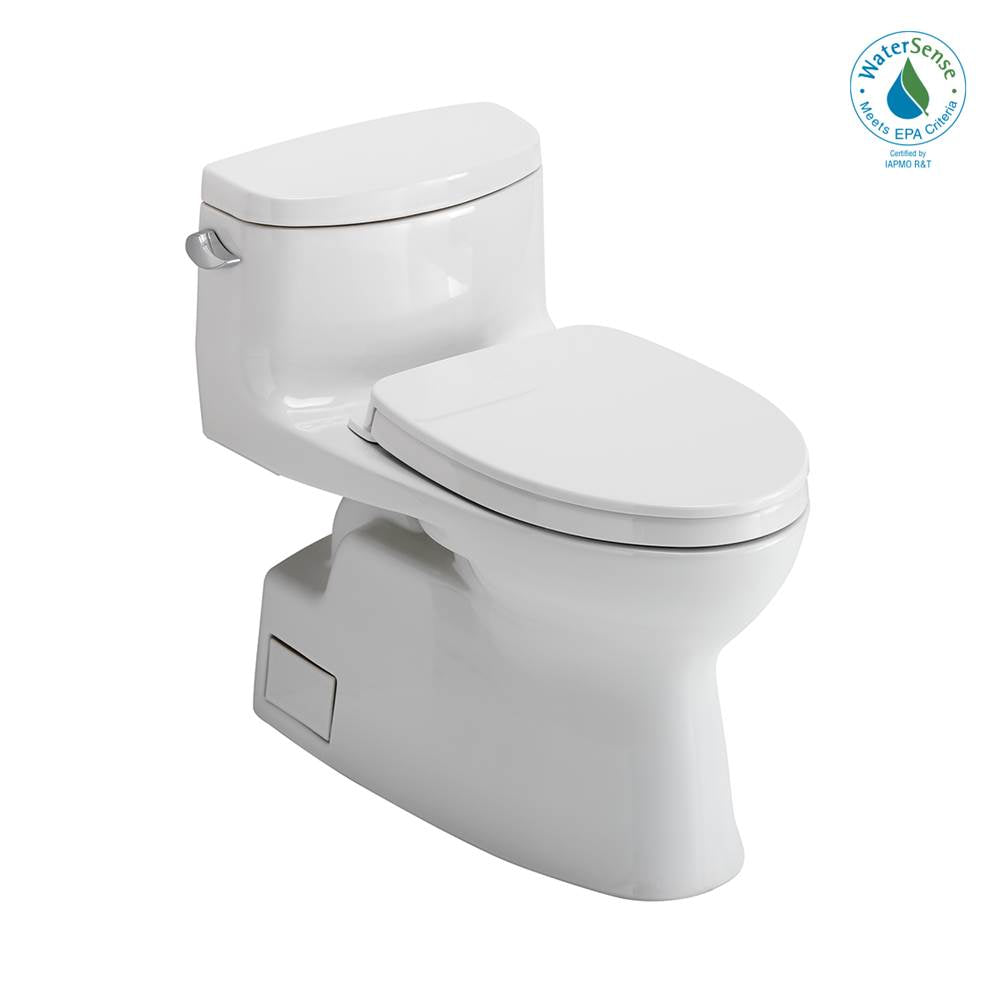 Toto Carolina Ii One-Piece Elongated 1.28 Gpf Universal Height Toilet With Ss124 Softclose Seat, Washlet+ Ready, Ebony