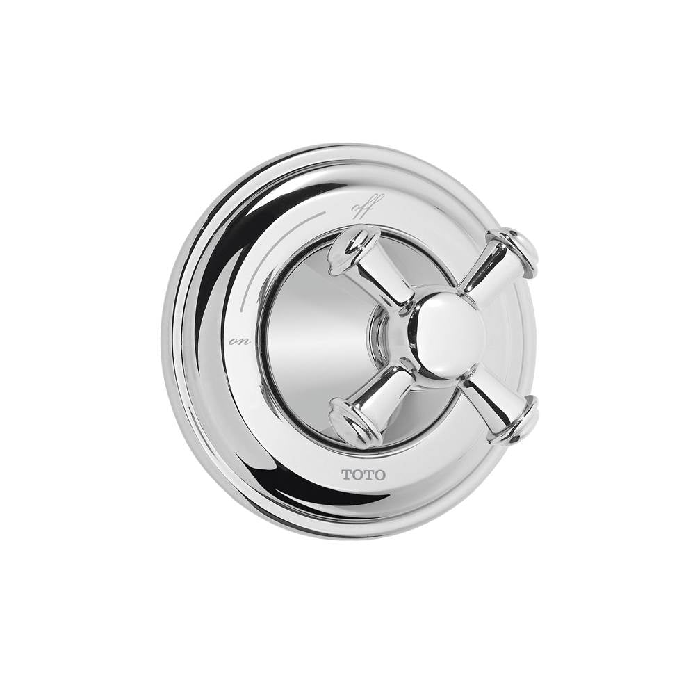 Toto Vivian™ Cross Handle Volume Control Trim, Polished Chrome