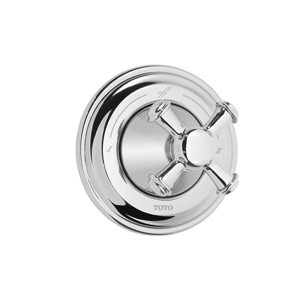 Toto Vivian™ Cross Handle Two-Way Diverter Trim With Off, Polished Chrome
