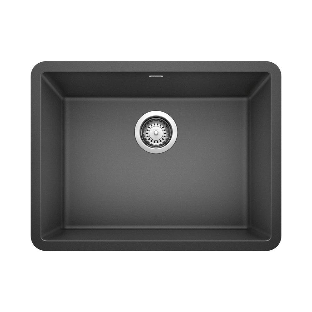 Precis SILGRANIT 24" Single Bowl Undermount Kitchen Sink - Anthracite