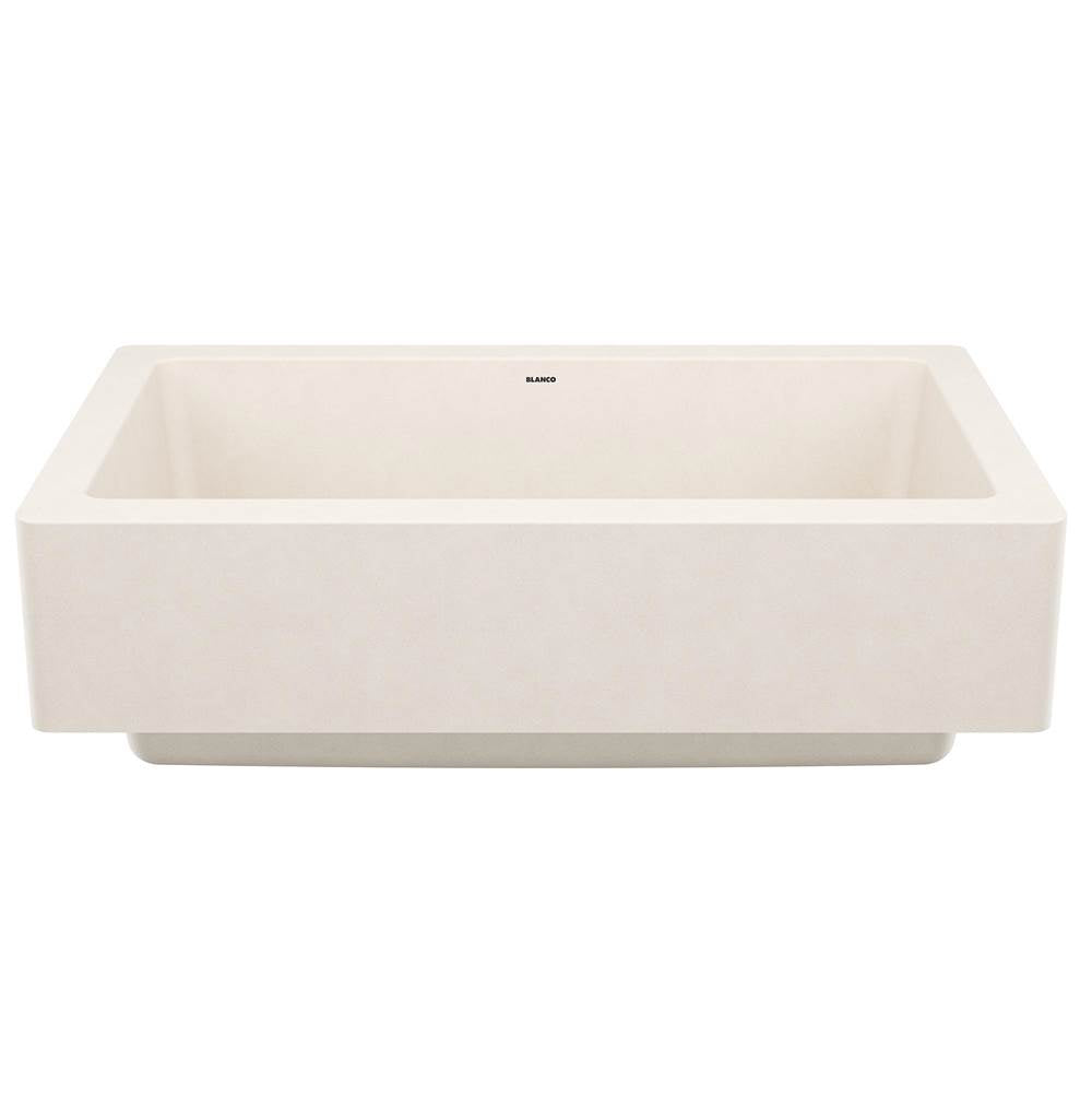 Vintera SILGRANIT 30" Single Bowl Apron-Front Farmhouse Sink - Volcano Gray